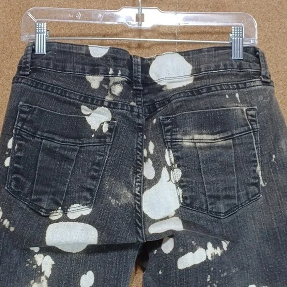 SLICK-BUD FASHIONS JEANS a 10p in a beautiful white washed design one of a kind - Picture 8 of 9